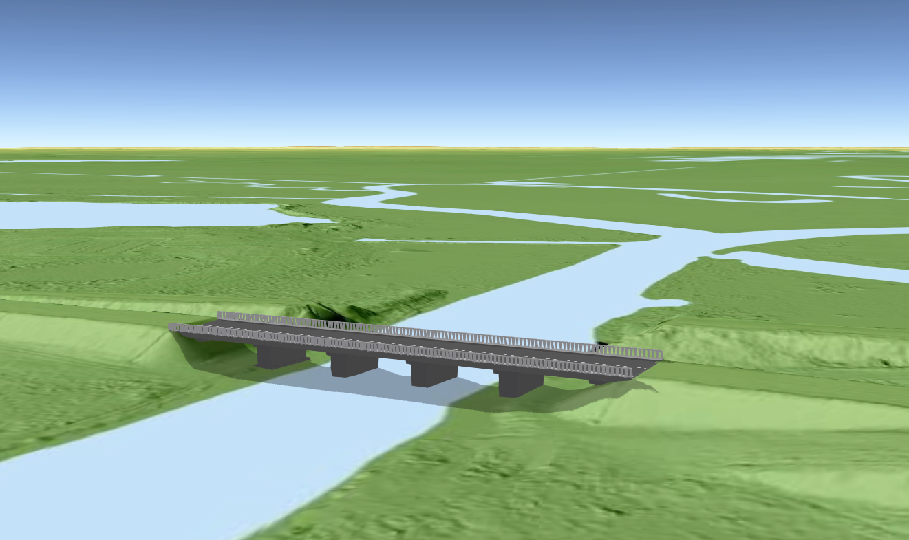 3D model of a bridge