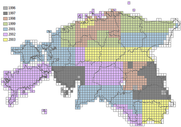 1st revision of Estonian Basic Map